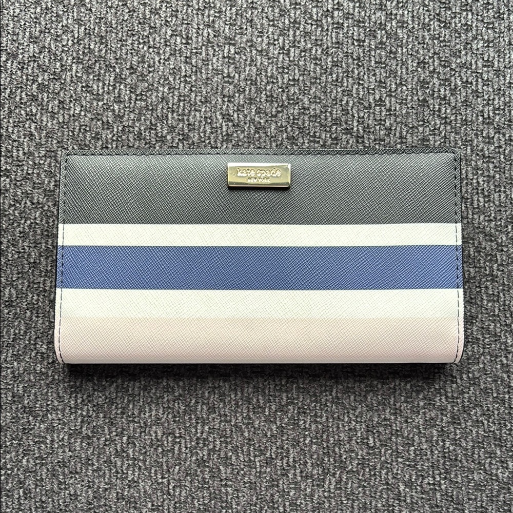 Kate Spade Blue and Gray Women's Wallet